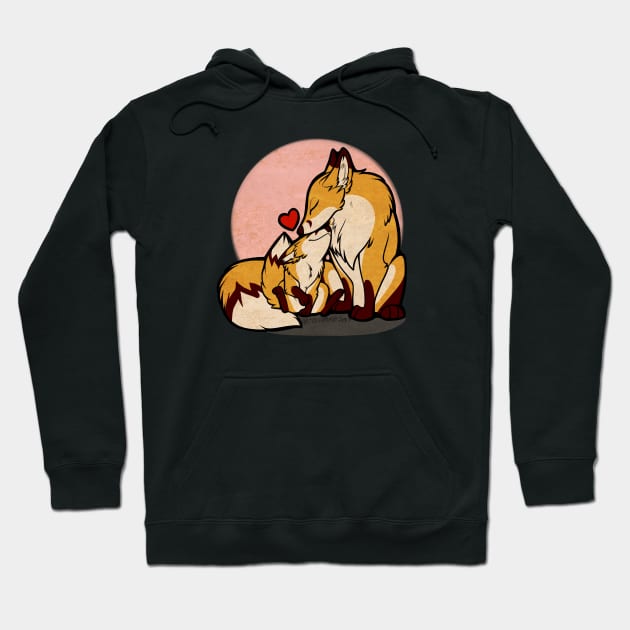 Parental Love - Fox Hoodie by Temrin